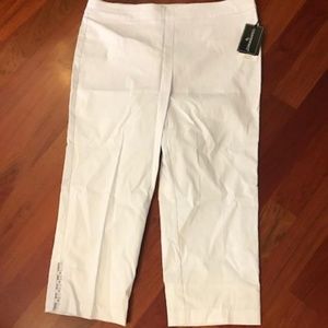 Counterparts White Size 16 Capris